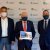 Manuel Cascos (Satse), Florentino Pérez Raya (CGE) y José Luis Cobos (CGE)